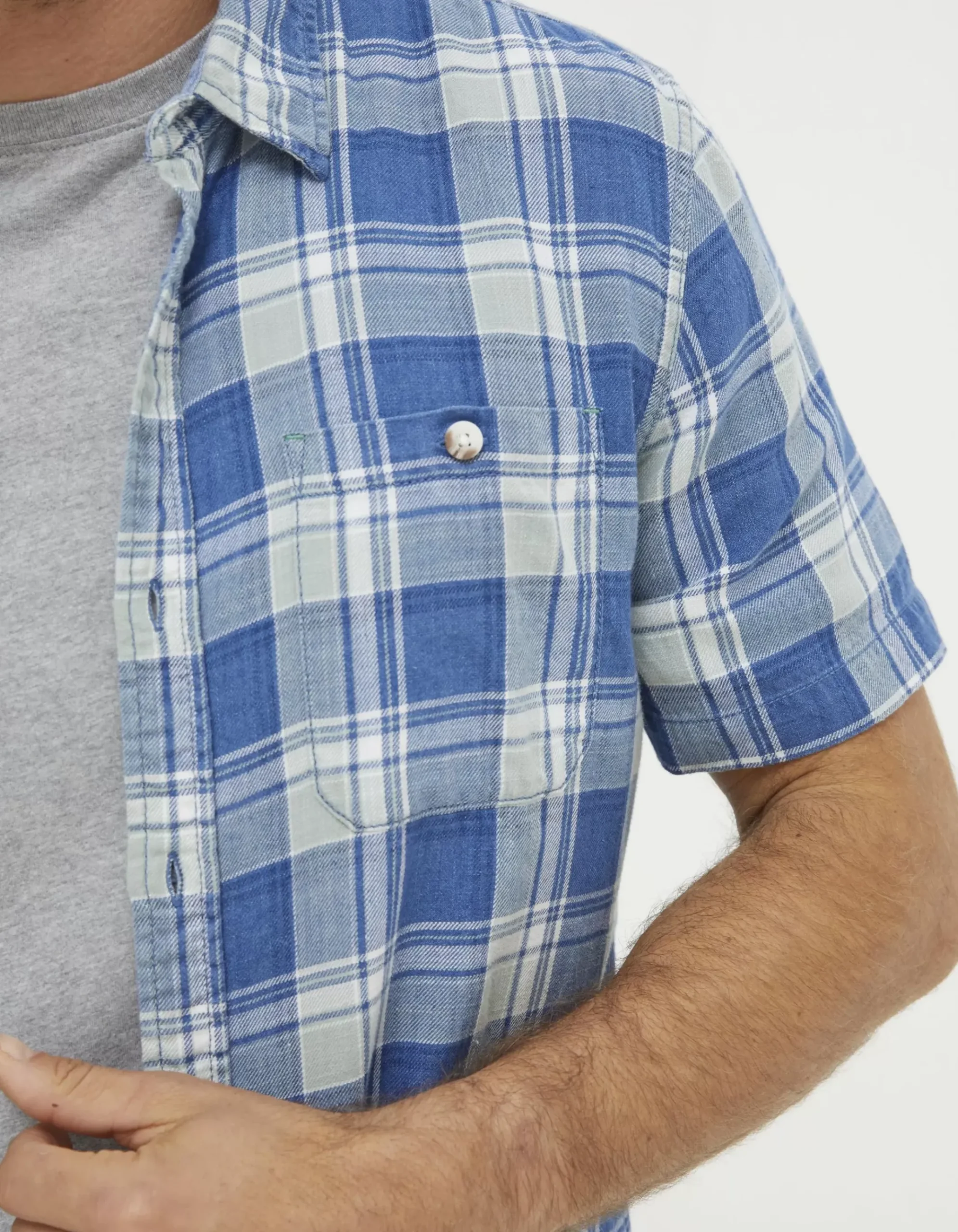 Bodmin Indigo Check Shirt
