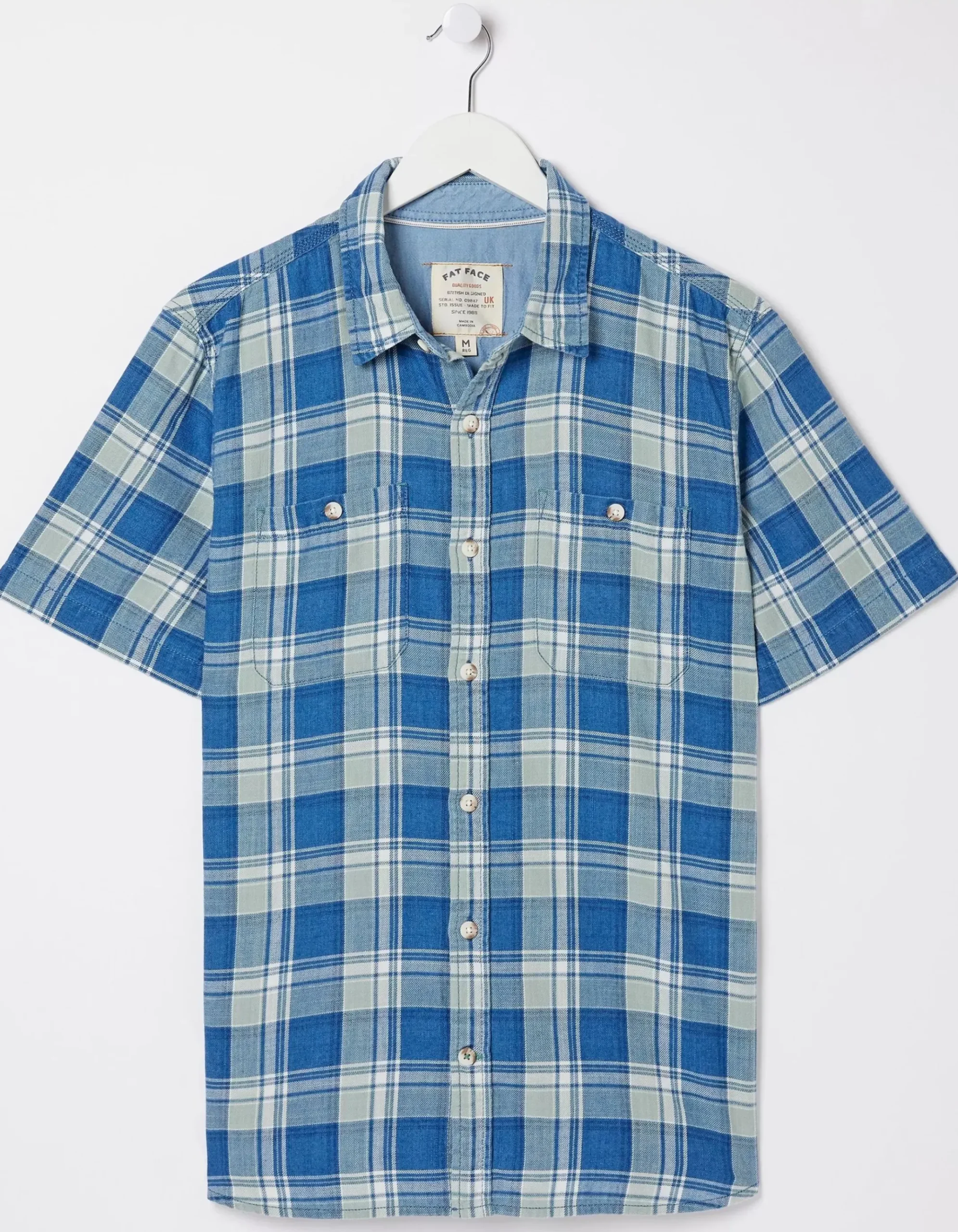 Bodmin Indigo Check Shirt
