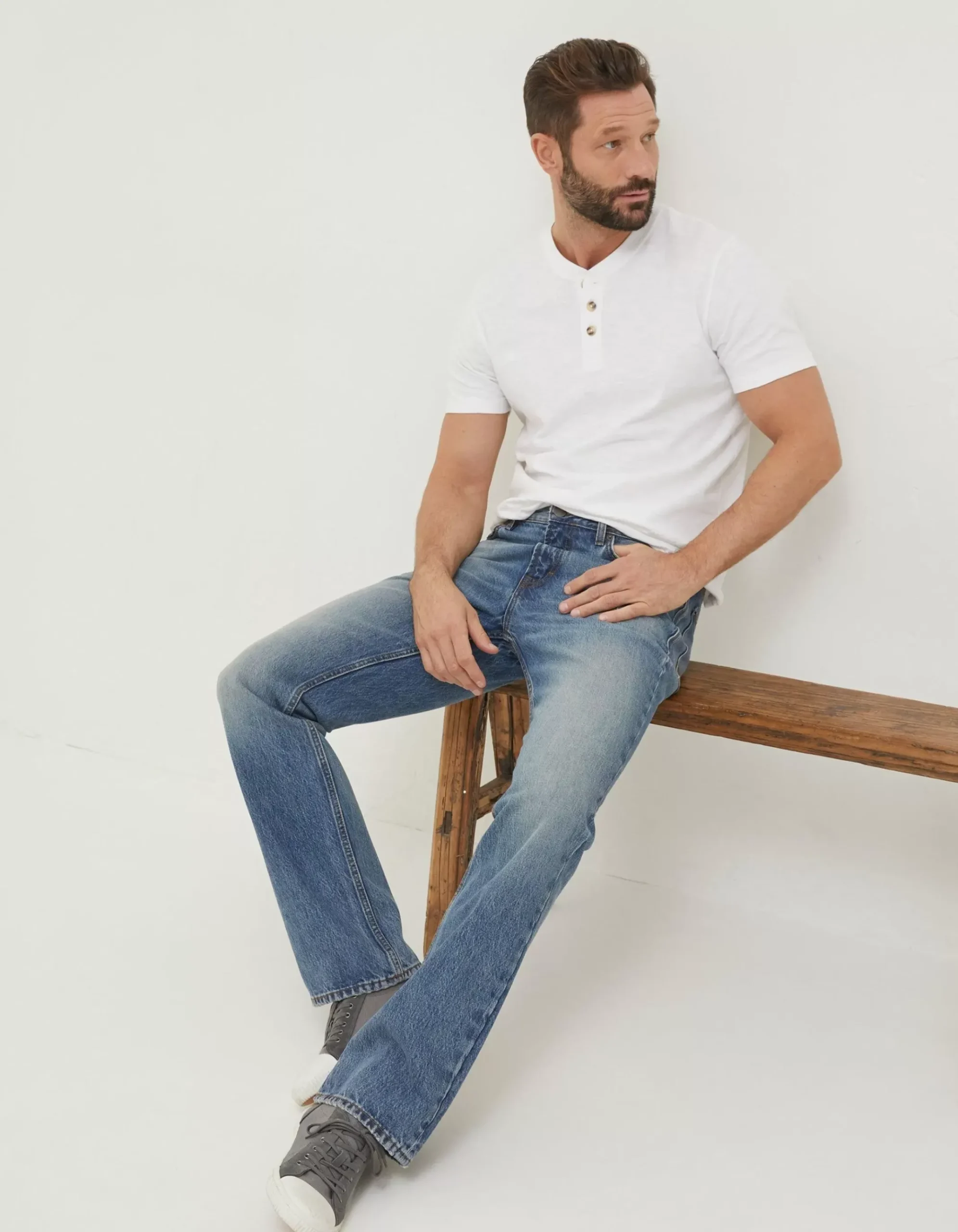 Bootcut Authentic Wash Jeans