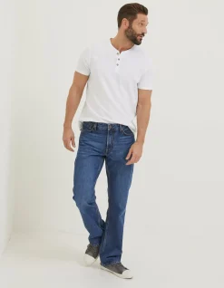Bootcut Stone Wash Jeans