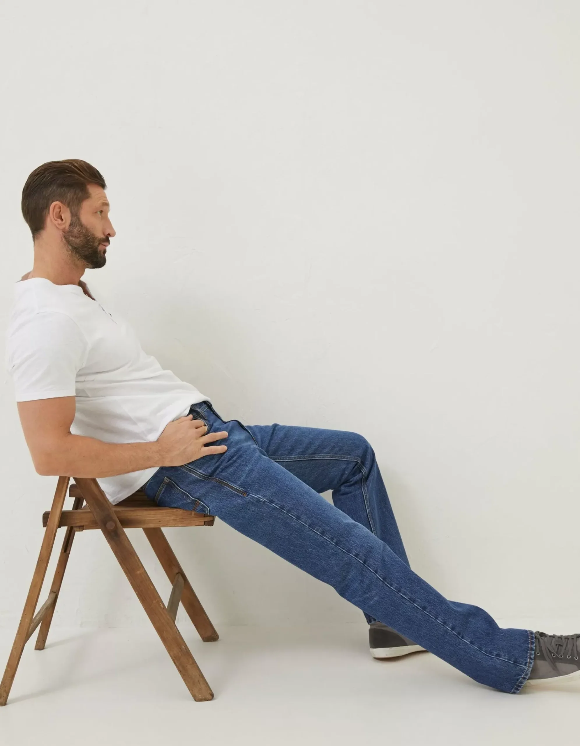 Bootcut Stone Wash Jeans