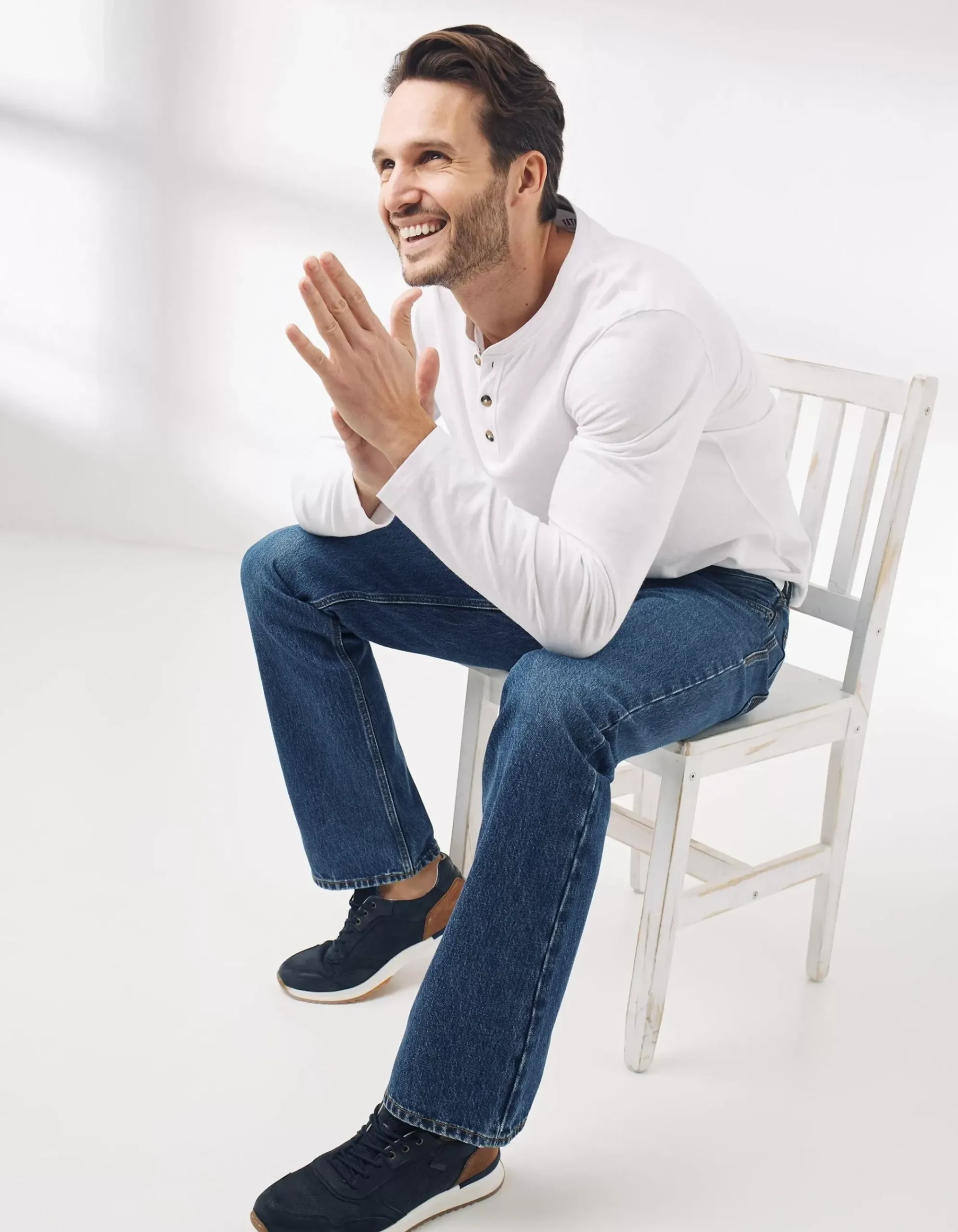 Bootcut Stone Wash Jeans