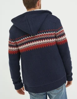 Borg Lined Fairisle Hoodie