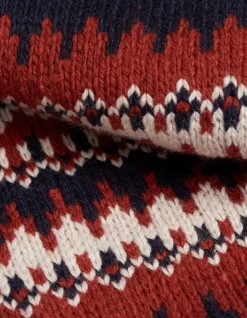 Borg Lined Fairisle Hoodie