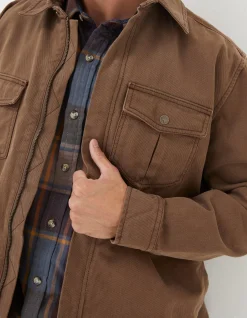 Bowd Zip Front Overshirt