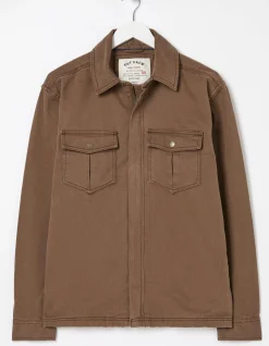 Bowd Zip Front Overshirt