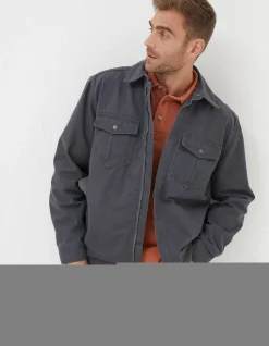 Bowd Zip Front Overshirt