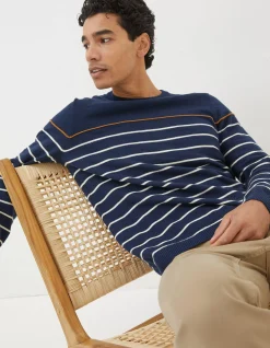 Braunton Stripe Crew Jumper