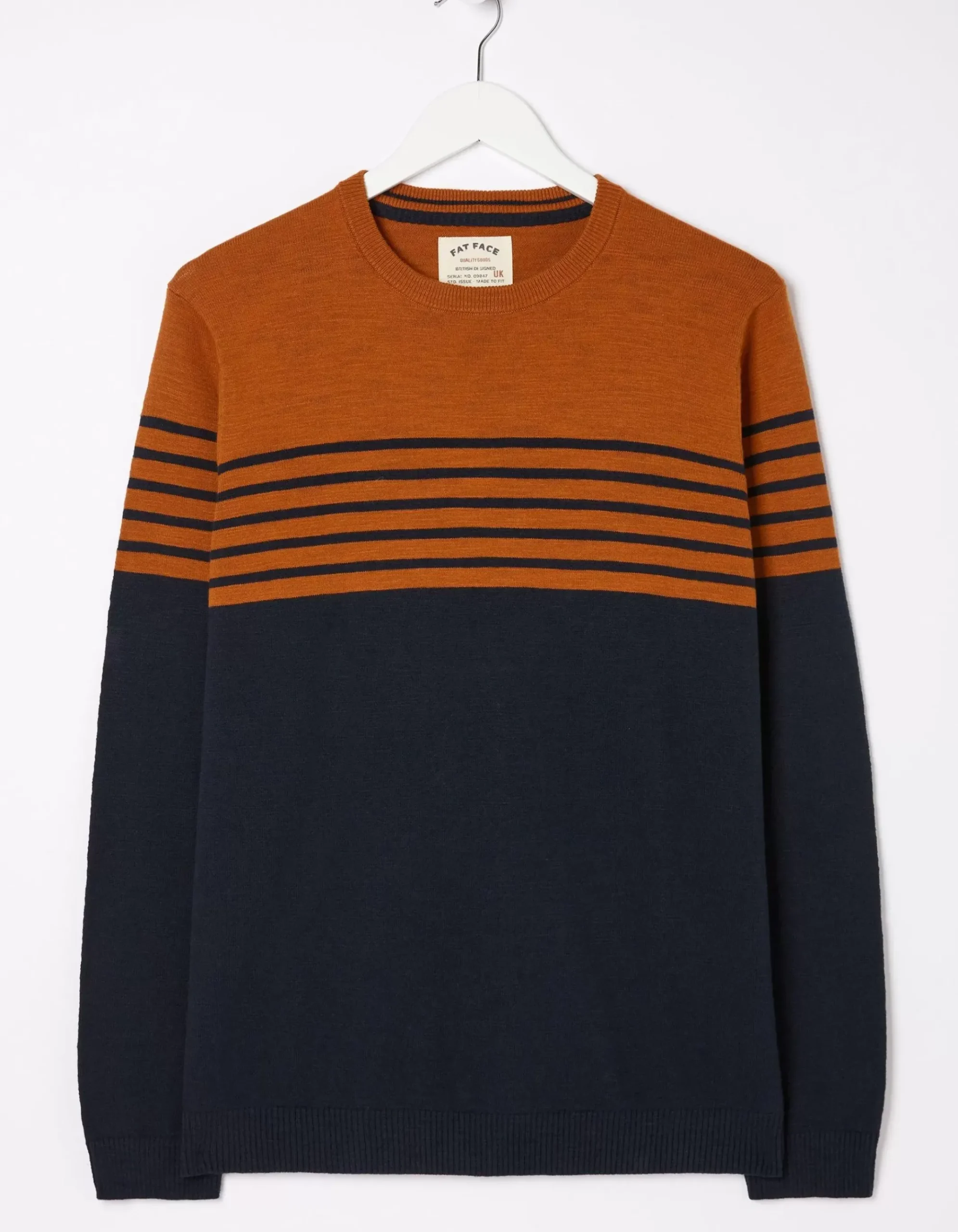 Braunton Stripe Crew Jumper