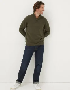 Braunton Textured Half Neck