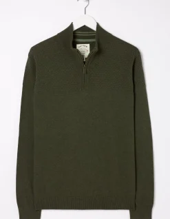 Braunton Textured Half Neck