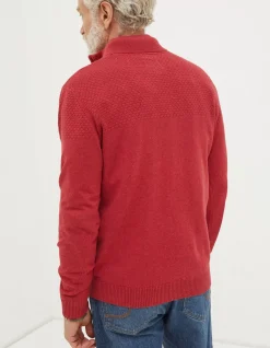 Braunton Textured Half Neck