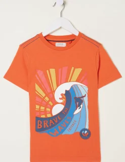 Brave The Waves Graphic T-Shirt