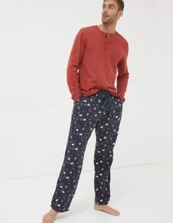 Breakfast Print Pyjama Bottoms
