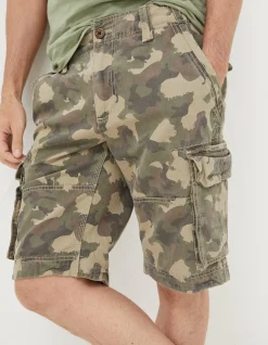 Breakyard Camo Cargo Shorts
