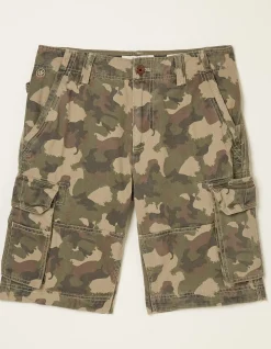 Breakyard Camo Cargo Shorts