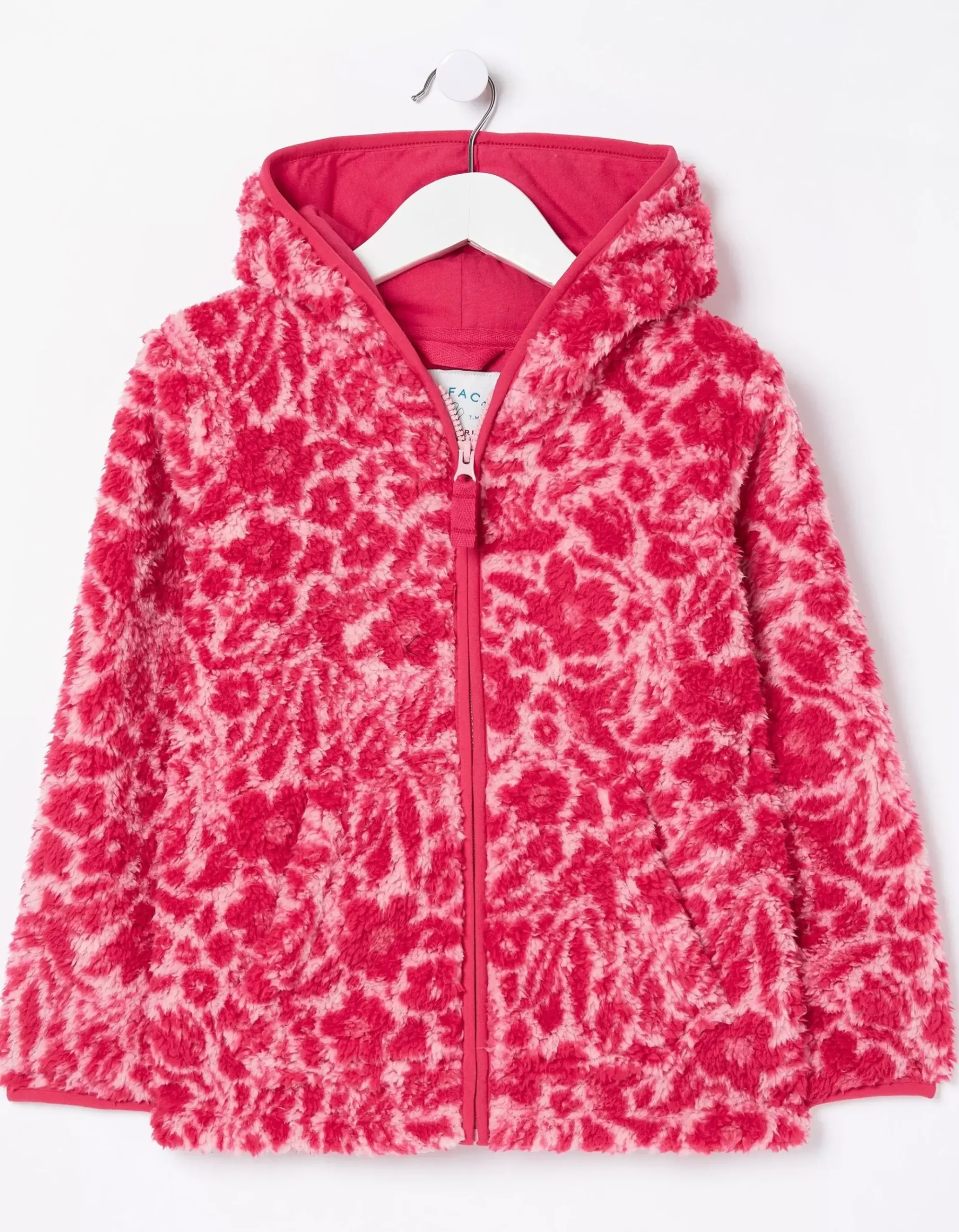 Bright Blooms Zip Through Fleece