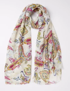 Bright Paisley Scarf