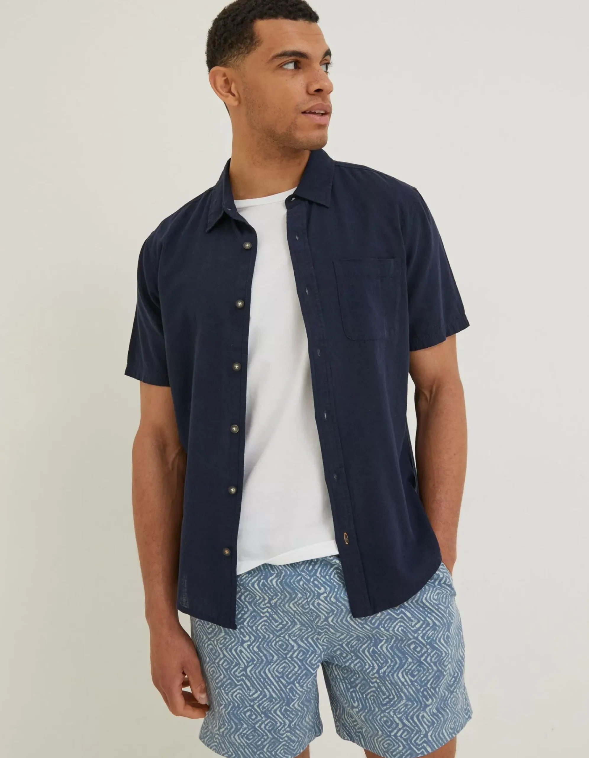 Bugle Linen Cotton Shirt