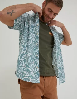 Bugle Palm Print Shirt