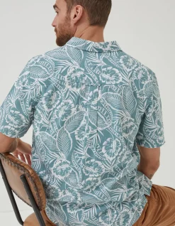 Bugle Palm Print Shirt
