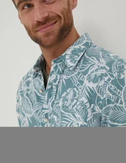 Bugle Palm Print Shirt
