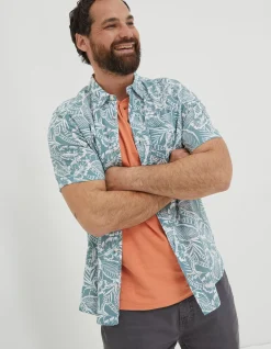Bugle Palm Print Shirt