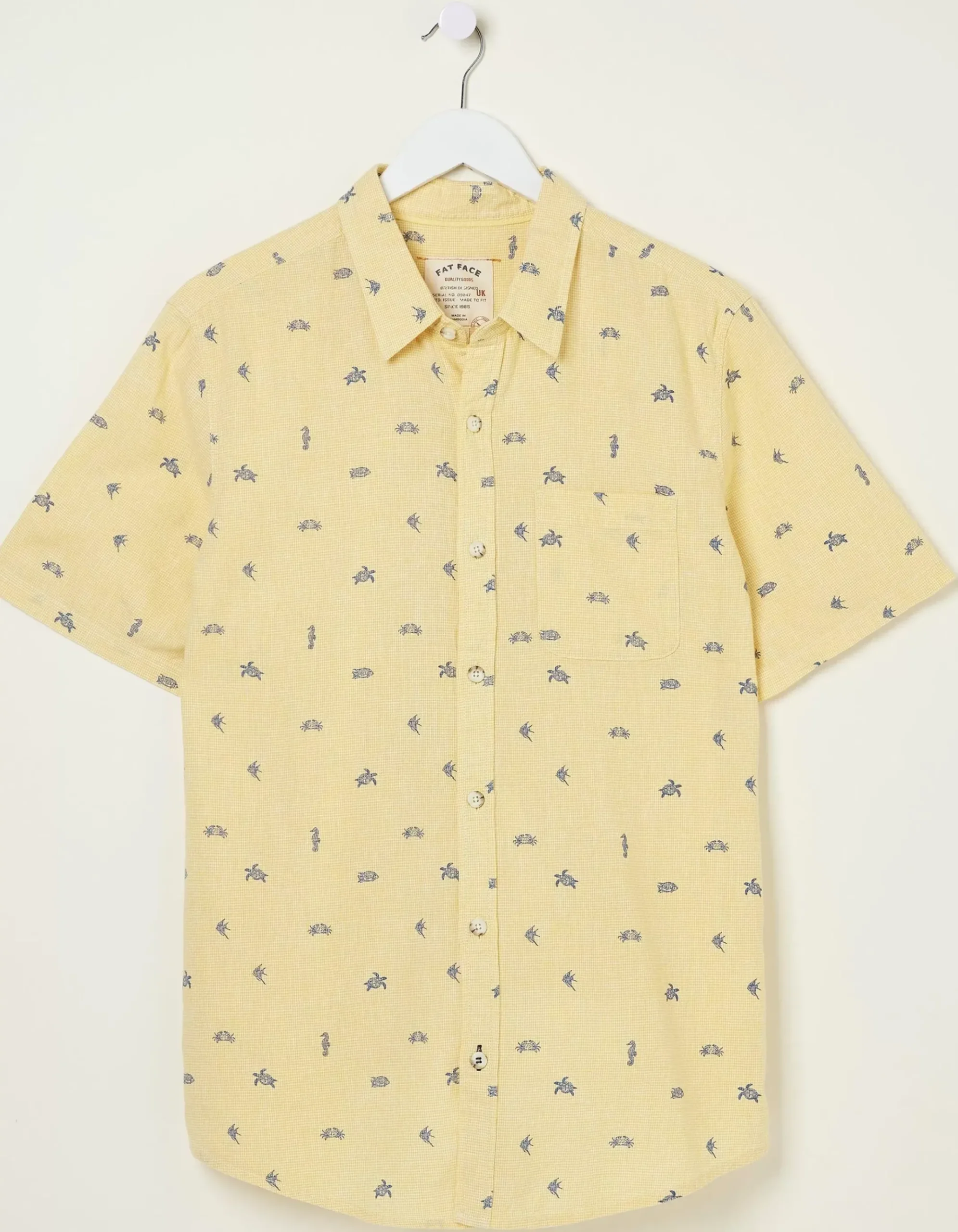 Bugle Turtle Print Shirt