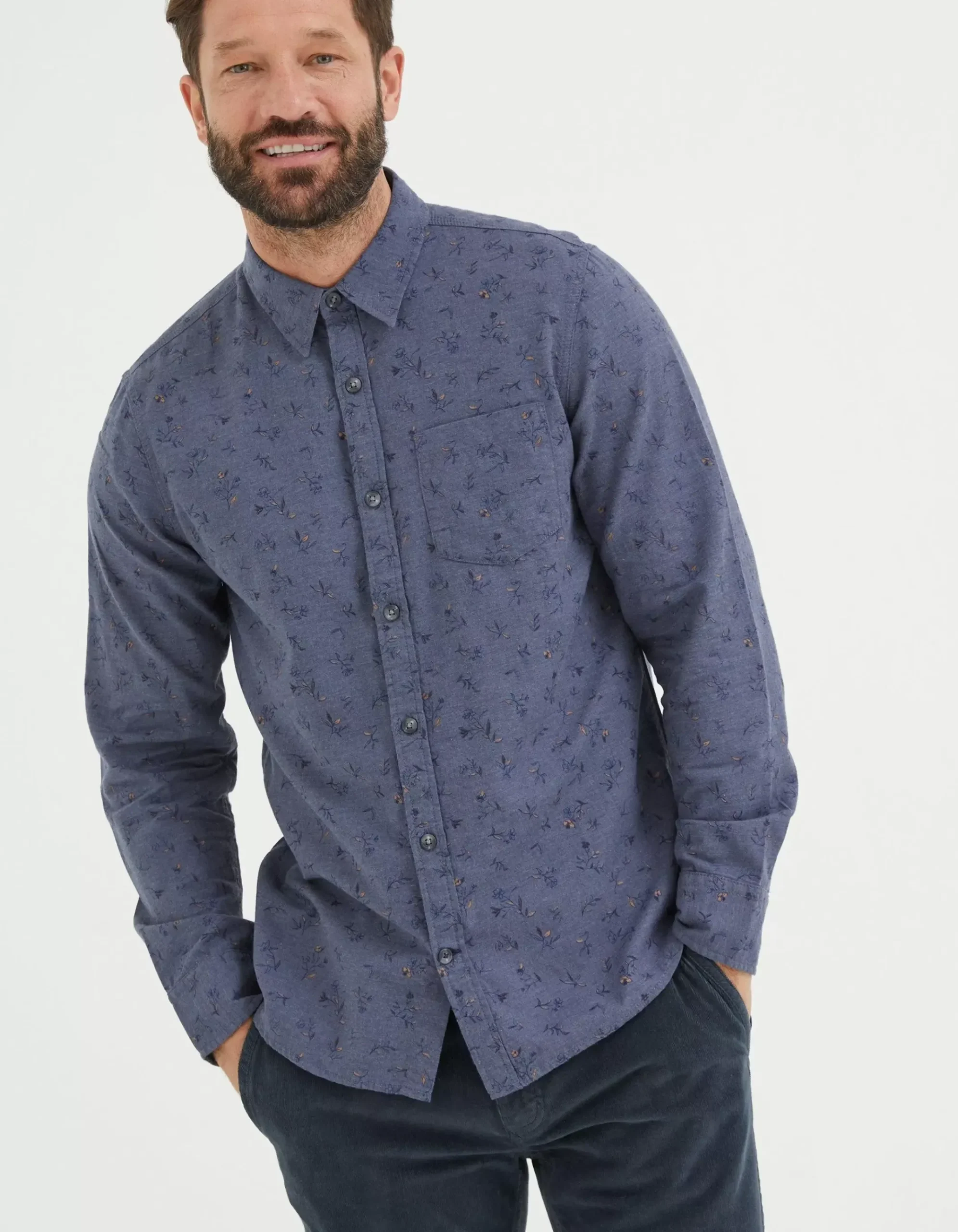 Burgess Floral Print Shirt