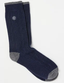 Cable Merino Socks