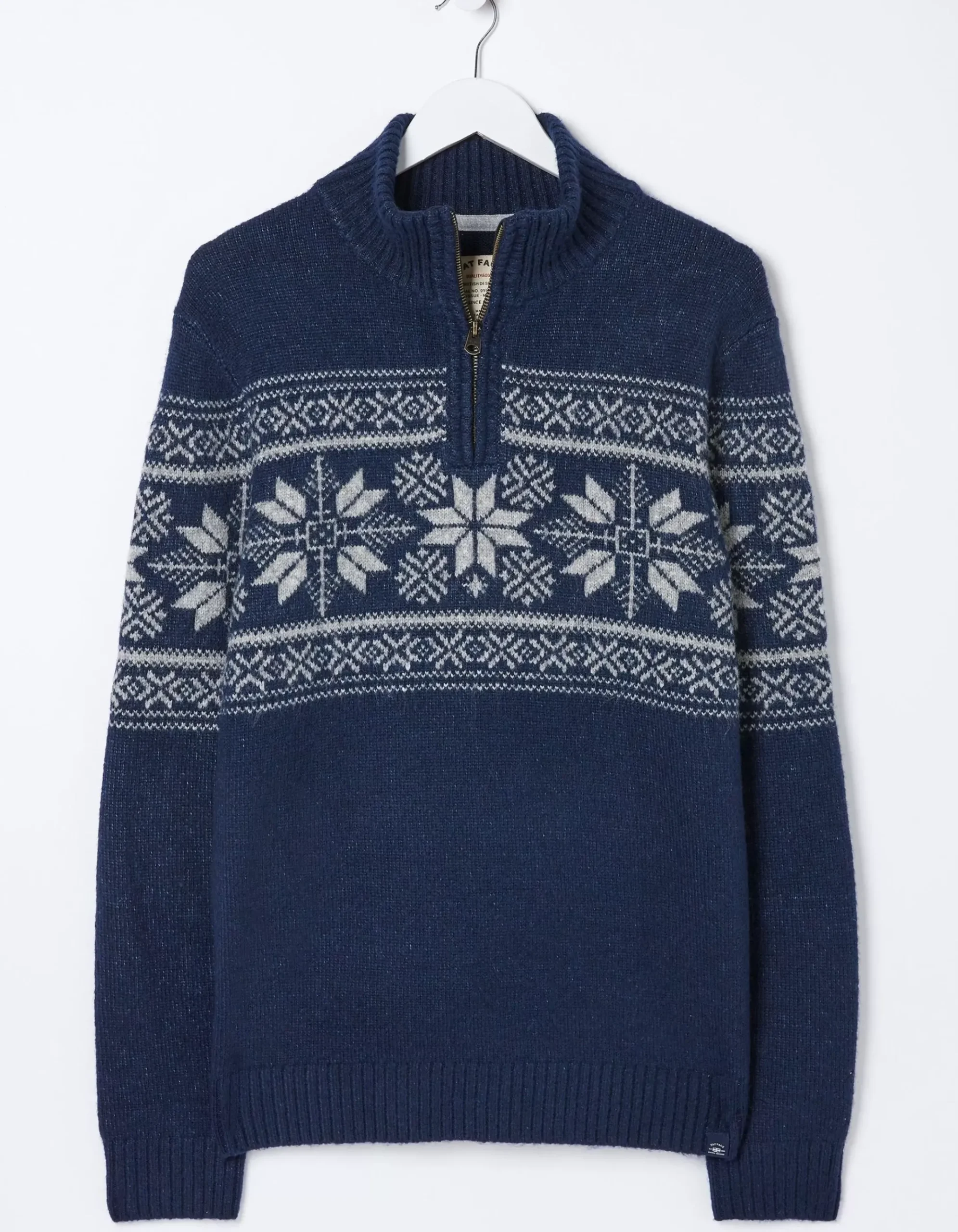 Calder Fairisle Half Neck Jumper