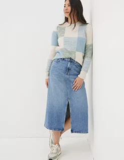 Carla Denim Midi Skirt