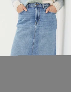 Carla Denim Midi Skirt