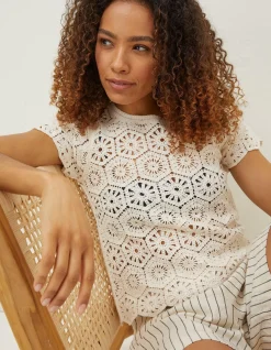 Carrie Crochet Top