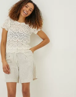 Carrie Crochet Top