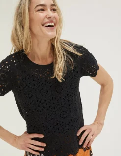 Carrie Crochet Top