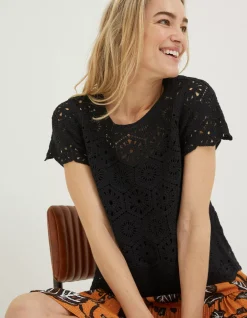 Carrie Crochet Top