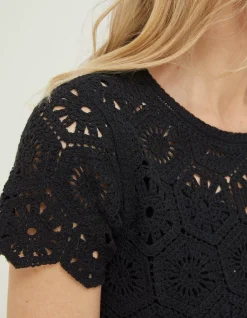 Carrie Crochet Top