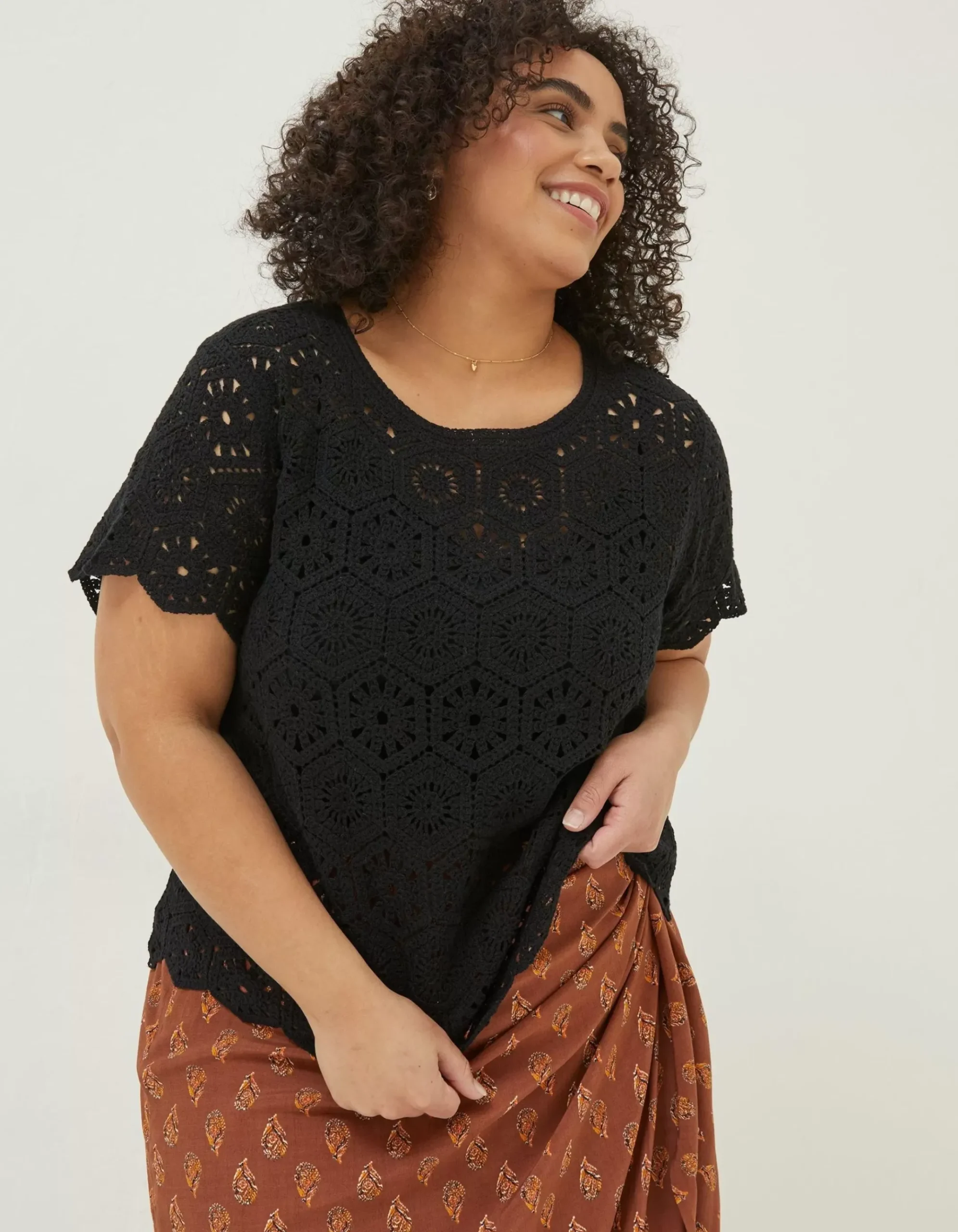 Carrie Crochet Top