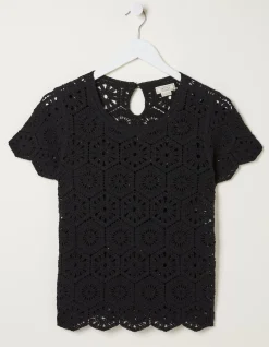 Carrie Crochet Top
