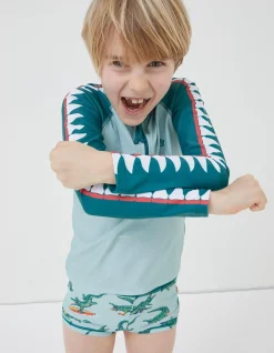 Carter Crocodile Rash Vest