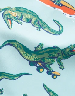 Carter Crocodile Surf Suit And Hat Set