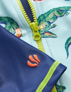 Carter Crocodile Surf Suit And Hat Set
