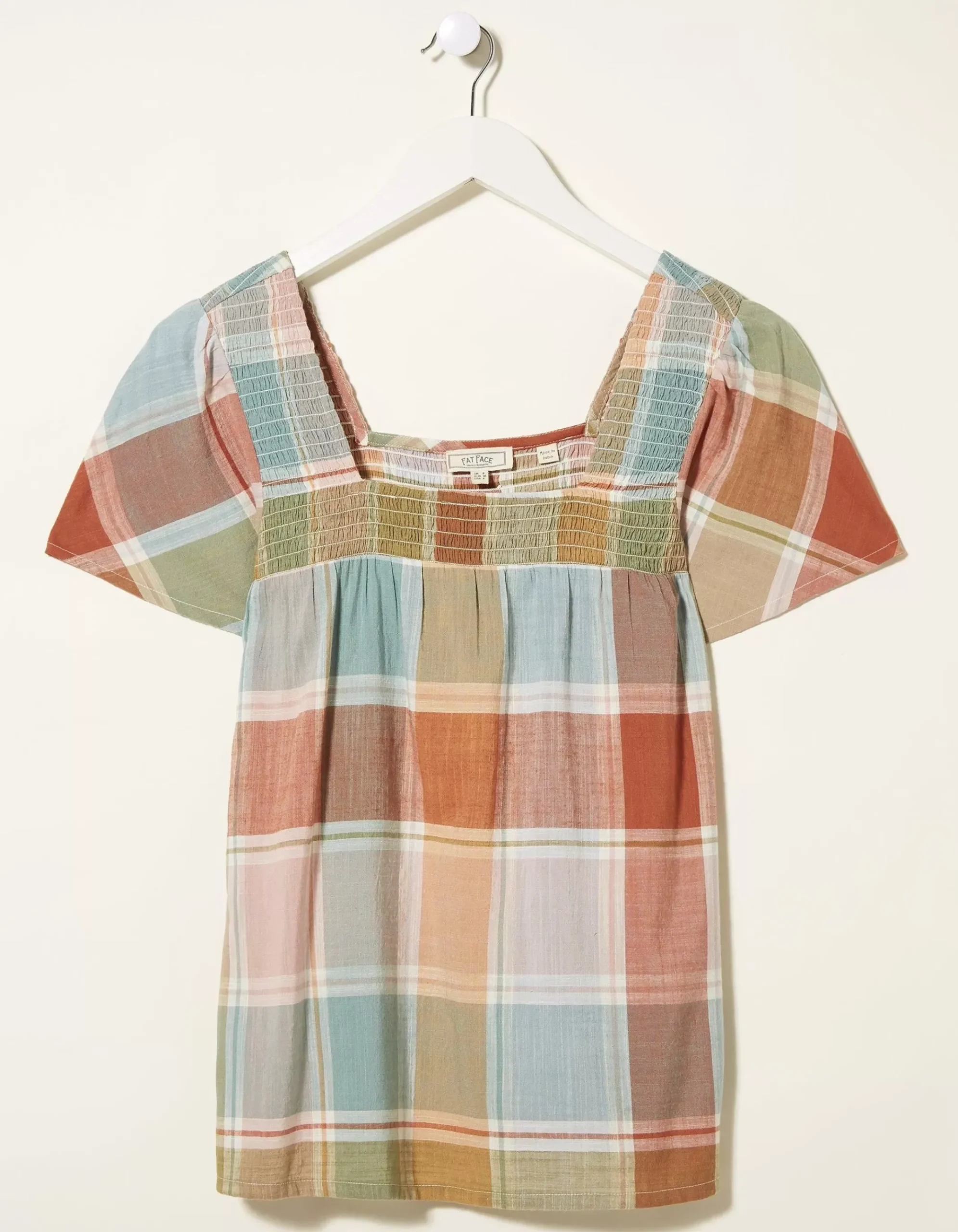 Catherine Check Blouse