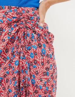 Cece Woodblock Meadow Skirt