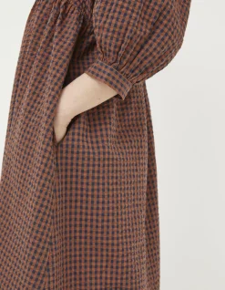 Ceil Gingham Midi Dress