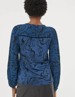 Charlee Marble Print Top