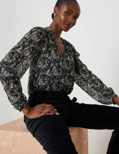 Charlie Abstract Blouse