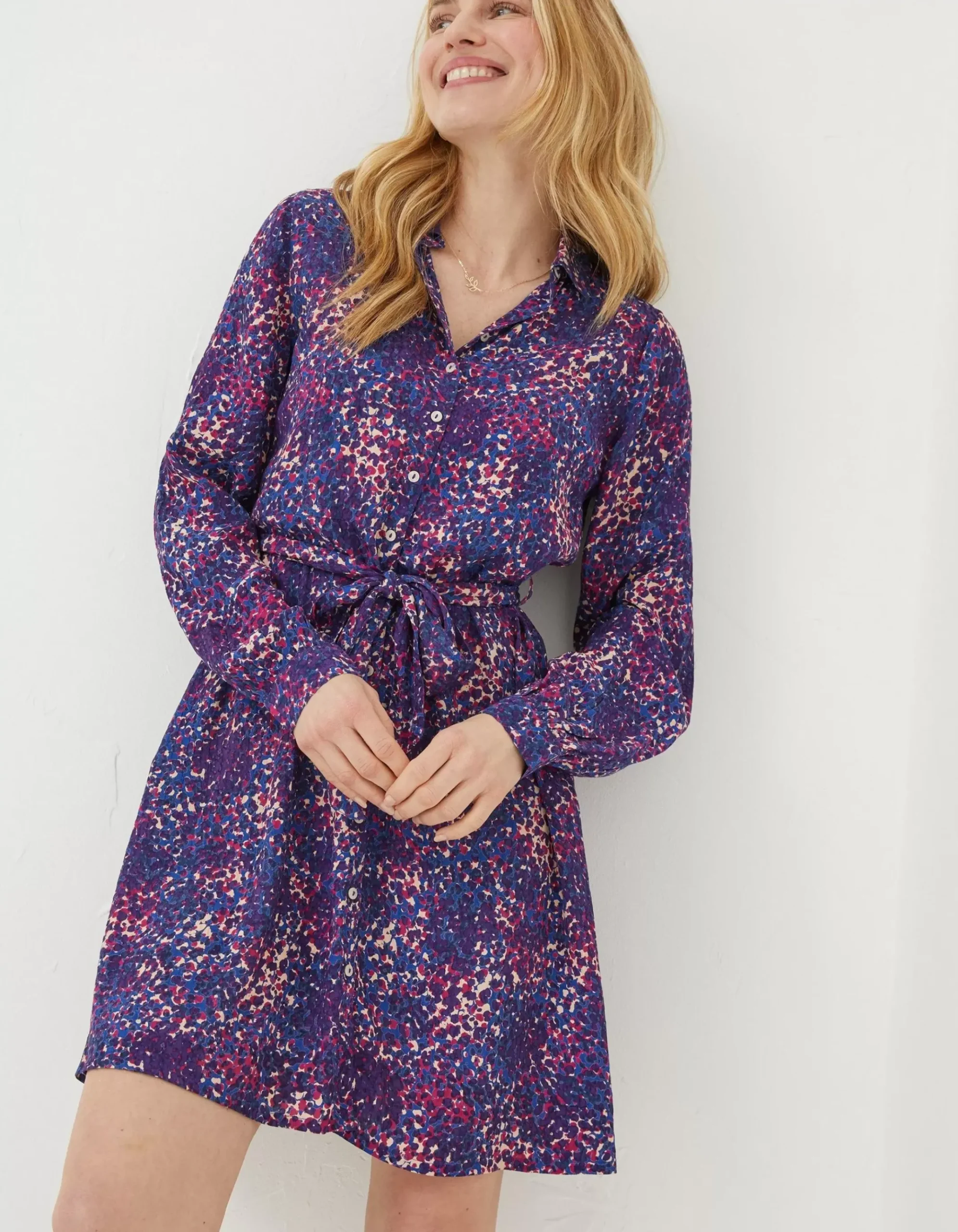 Charlie Spot Shirt Dress