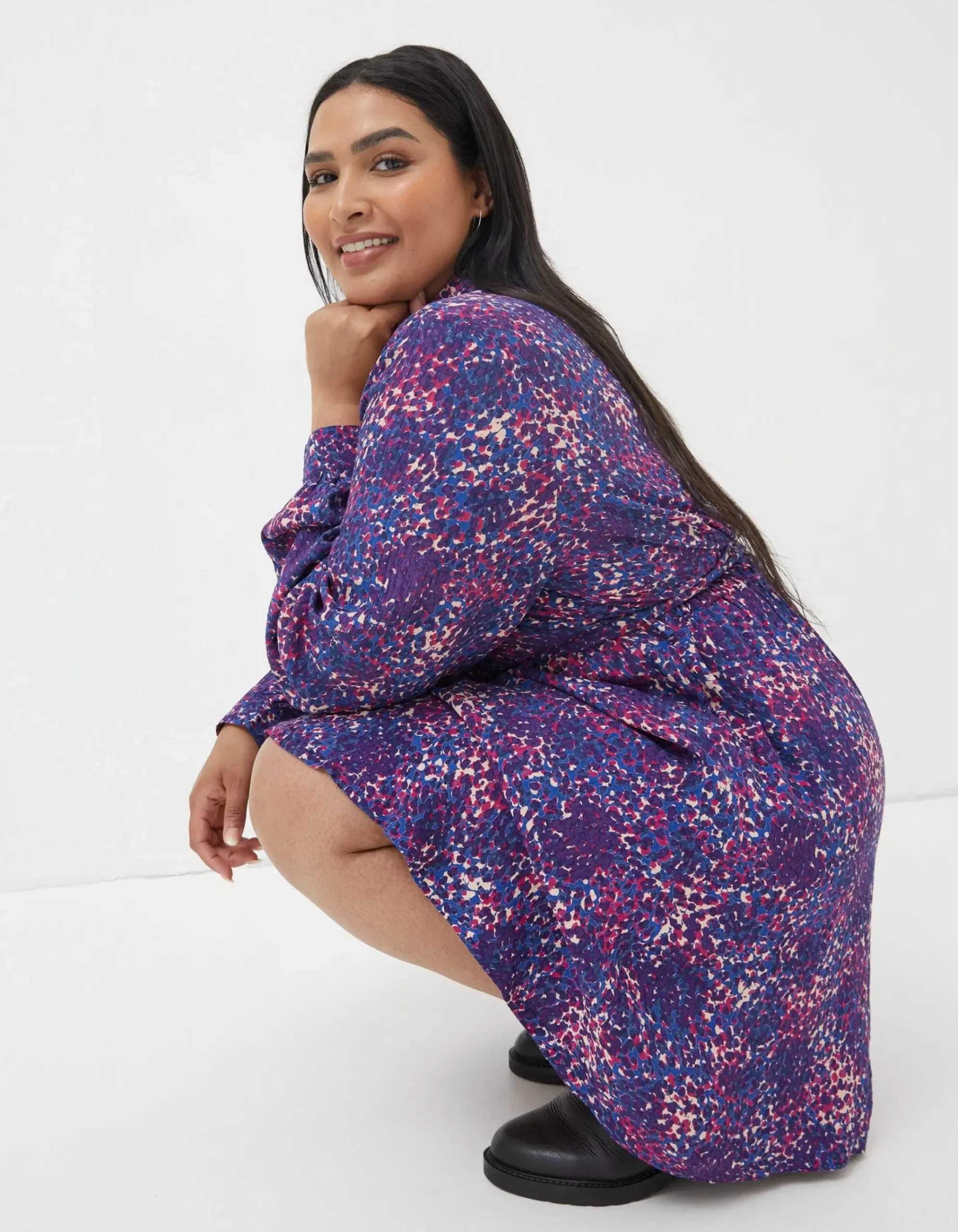 Charlie Spot Shirt Dress